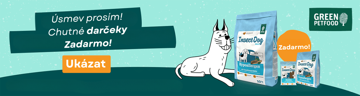 Akcia Green Petfood suchá krmiva pre psa + 900g & Denties ZADARMO