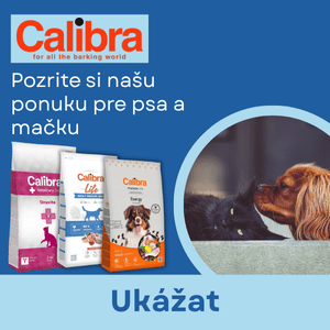 Ponuka krmív pre psa a mačku Calibra