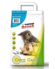 BENEK Super Corn Cat Podstielka s vôňou morského vánku 7 l x 2 (14 l)