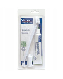 VIRBAC Dental kit Stomatologická súprava pre psov (pasta a kefka) 70 g
