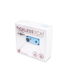 TICKLESS Mini Cat ultrazvukový odpuzovač kliešťať pre mačky Baby Blue
