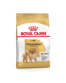ROYAL CANIN Pomeranian Adult 1.5 kg  + Pomeranian Adult paštéta12x85g