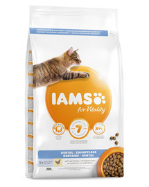 IAMS For Vitality Dental Granule pre dospelé mačky 3 kg