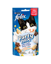 FELIX Party Mix Dairy Delight 60g pochúťky pre mačky