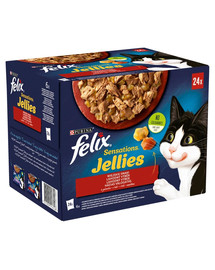 FELIX Sensations Jellies Krmivo pre mačky v želé 24x85g