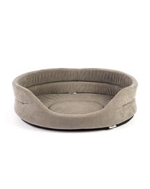INTERZOO Pelech pre psy oválny 41x34x14 cm šedý