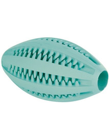 TRIXIE Dentafun rugby lopta s mätou 11.5 cm