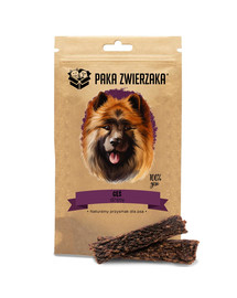 PAKA ZWIERZAKA Stripsy maškrta pre psov z husacieho mäsa 100% 80 g