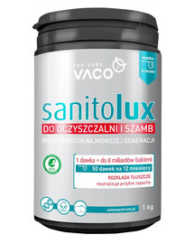 VACO ECO Sanitolux - Bioaktivátor pre čističky odpadových vôd a septiky 1 kg
