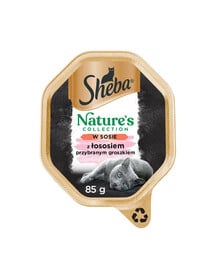 SHEBA Nature's Collection 85 g v omáčke s lososom a hráškom