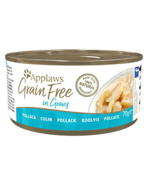 APPLAWS Cat Tin Grain Free Tuna in Gravy 12x(6x70g)