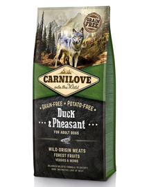 CARNILOVE Pes Adult kačica/bažant 12 kg