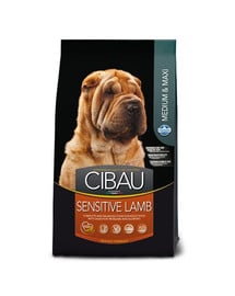 CIBAU Sensitive Lamb Medium & Maxi 12 kg + 2 kg GRATIS