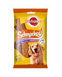 PEDIGREE Schmackos 12 ks pochúťka pre psov s hovädzím mäsom 86 g