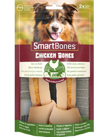 SmartBones Chicken medium – Žuvacie tyčinky pre psy stredných plemien s kuracím mäsom 2 ks