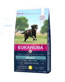 EUKANUBA Active Adult Large Breed bohaté na čerstvé kurča 3 kg