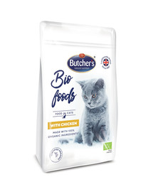 BUTCHER'S BIO foods kuracie pre dospelé mačky 800 g