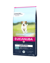EUKANUBA Grain Free Small & Medium Granule pre dospelých psov  malých a stredných plemien 12 kg