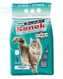BENEK Super optimum galapagos Bentonitové stelivo 5 L