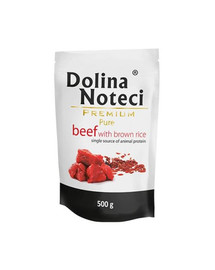 DOLINA NOTECI Premium Pure Hovädzie mäso s ryžou 500g