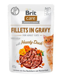 BRIT Care Cat  Kačacie filety v omáčke 85 g