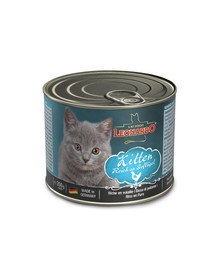 LEONARDO Kitten Quality Selection Hydina pre mačiatka 6 x 200 g