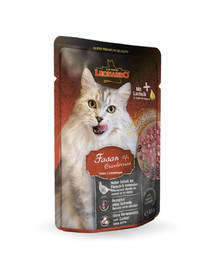 LEONARDO Finest Selection Kapsička pre mačky  bažant s brusnicami 16 x 85 g