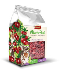 VITAPOL Vita Bylinná prírodná brusnica pre hlodavce a králiky 30 g