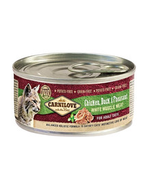CARNILOVE Cat chicken&pheasant 12 x 100 g kuracie a bažant pre mačky
