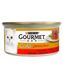 GOURMET Gold Melting Heart hovädzie 24x85g