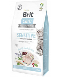 BRIT Care Grain-free Insect&herring sensitive Granule bez obilnín pre citlivé mačky -  hmyz a sleď 7 kg