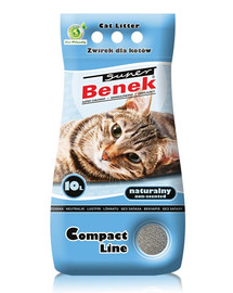 BENEK Super compact bentonitové stelivo Natural 10 L