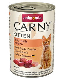 ANIMONDA Carny Kitten hovädzie/teľacie/kuracie 400 g