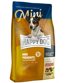 HAPPY DOG Mini Piemonte - kačica, gaštany 4 kg
