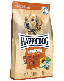 HAPPY DOG NaturCroq hovädzie mäso / ryža 4 kg