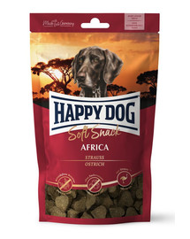 HAPPY DOG Soft Snack Africa 100 g pštros