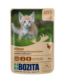 BOZITA Kitten Chicken kapsička pre mačky 85 g