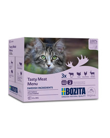 BOZITA Multibox Meat Menu Mäsové kapsičky pre mačky 12 x 85 g