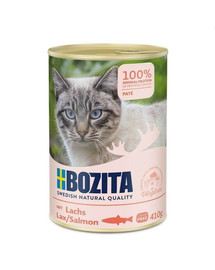 BOZITA  Losos v konzerve pre mačku 410 g