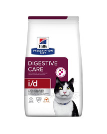 HILL'S Prescription Diet i / d Feline Granule s kuracím mäsom pre mačky s gastrointestinálnymi poruchami