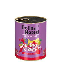 DOLINA NOTECI Premium SuperFood srnka a hovädzie mäso 800 g