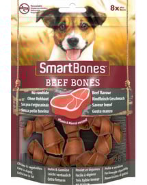 SmartBones Beef mini Krmivo na hryzenie pre psy malých plemien s  hovädzím mäsom 8 ks