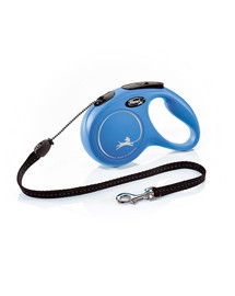 FLEXI Vodítko automatické New Classic M Linka 5 m nebesky modré