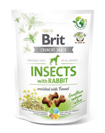 BRIT Care Dog Crunchy Crakcer Insect&Rabbit 200 g