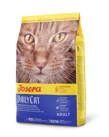 JOSERA Daily Cat 400 g Bezobilné krmivo pre dospelé mačky