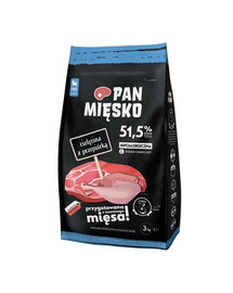 PAN MIĘSKO Teľacie s prepeličím 3 kg