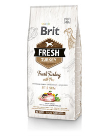 BRIT Dog Fresh Turkey & Pea Light Fit & Slim 12 kg