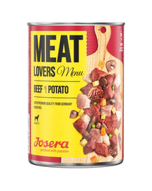 JOSERA Meatlovers Menu hovädzie so zemiakmi 6x400 g