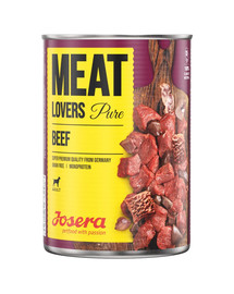 JOSERA Meatlovers Pure Hovädzie 6x400 g