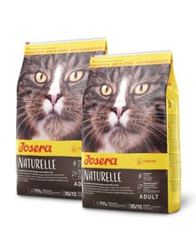 JOSERA Naturelle Krmivo pre mačky po kastrácii 20 kg (2 x 10 kg)